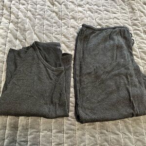 Victoria's Secret Charcoal Pajama Set
